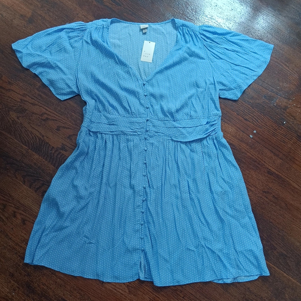 Plus Baby Blue Dress Size 2X